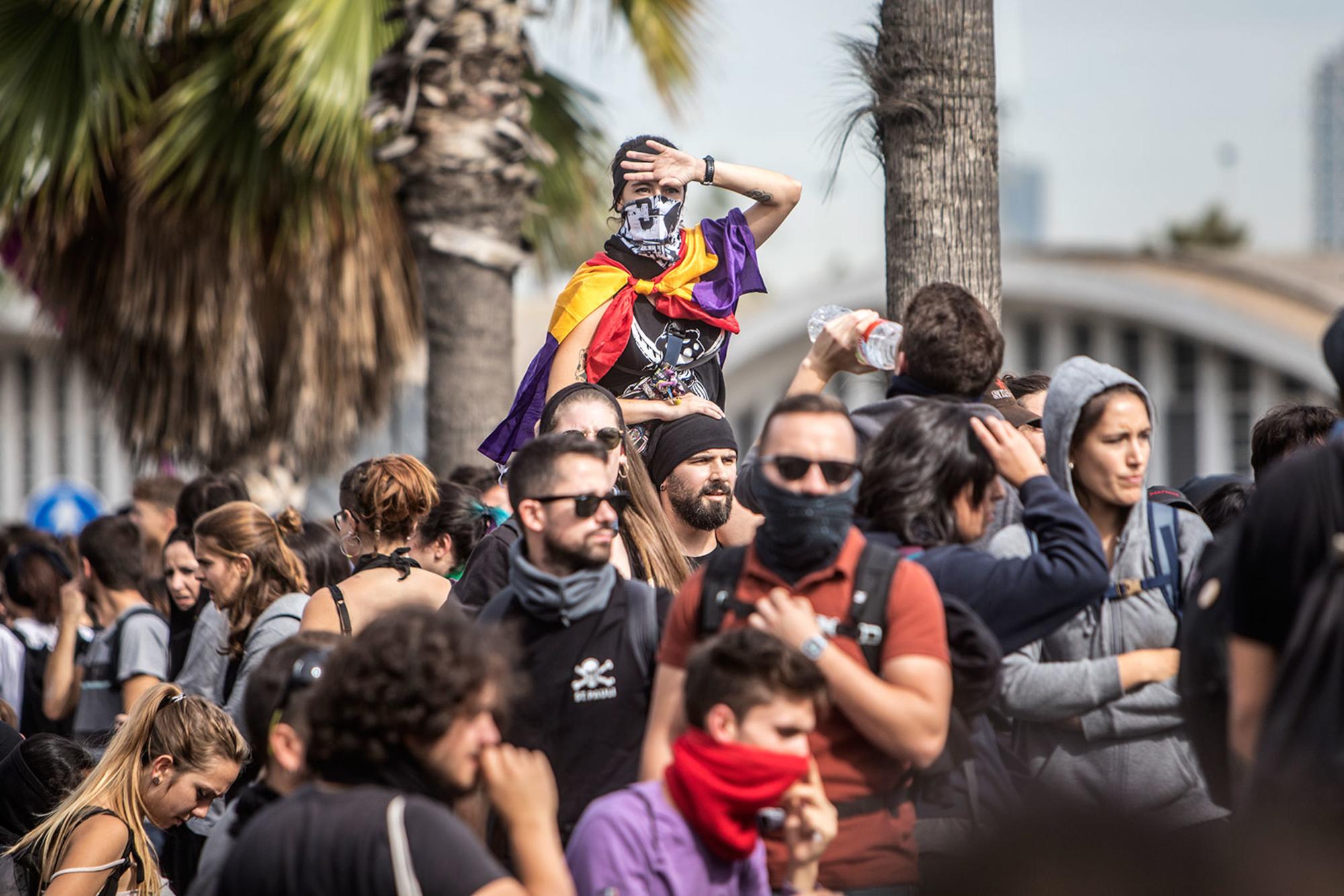 jóvenes huelga 18 oct